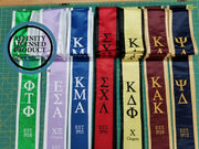 Custom Greek Graduation Stoles
