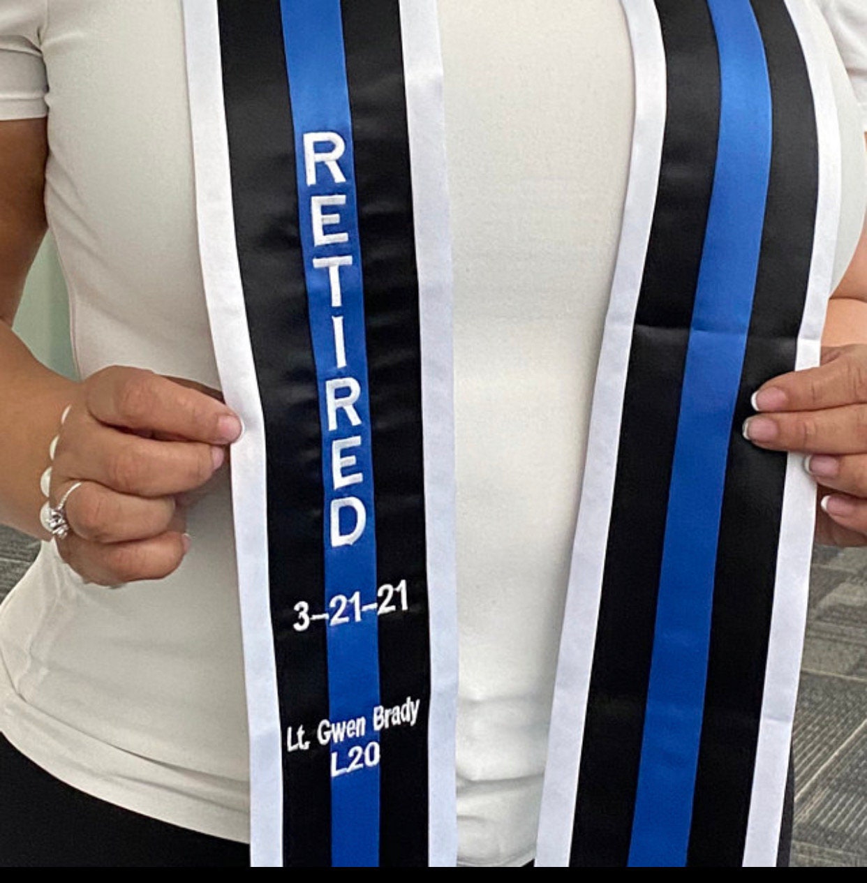 Thin Blue Line Stole