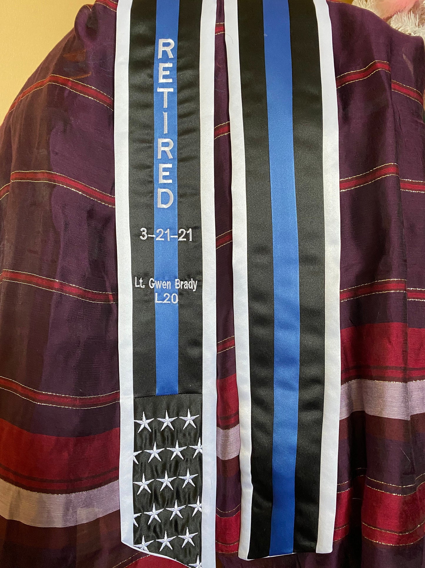 Thin Blue Line Stole