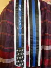 custom graduation stoles bridal satin