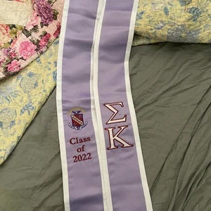 Sigma Kappa Graduation Stoles