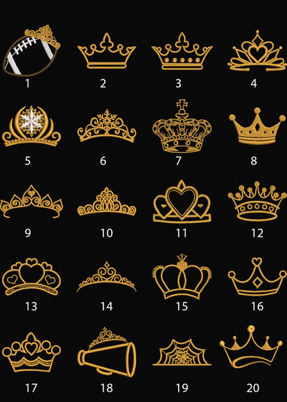 Custom Embroidered Sashes, for Homecoming, Pageants, Bachelorette, Seniors, Birthday, Maternity, Mascots, Cheer, Sports, add Rhinestones