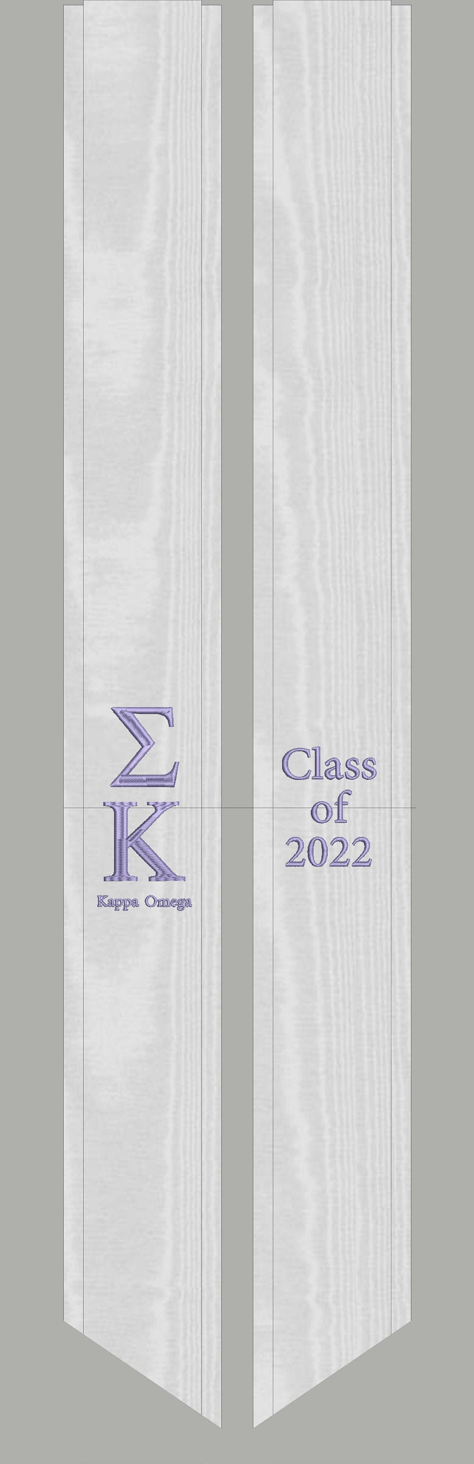 Sigma Kappa Graduation Stoles
