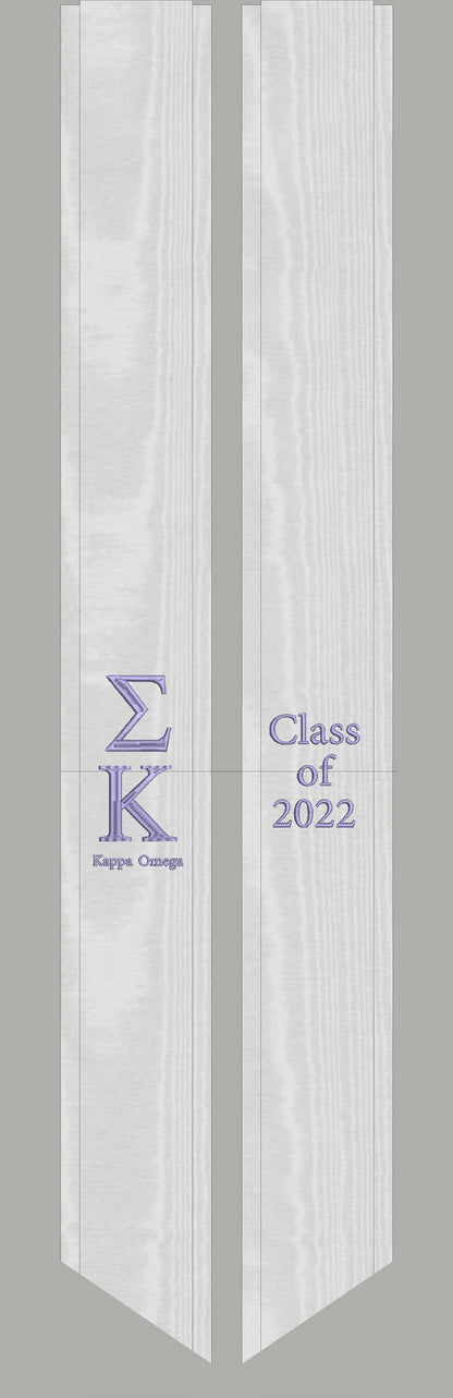 Sigma Kappa Graduation Stoles