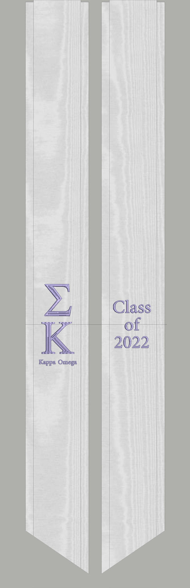 Customized Sigma Kappa Graduation Stoles