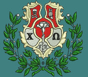 Chi Omega graduation stole 