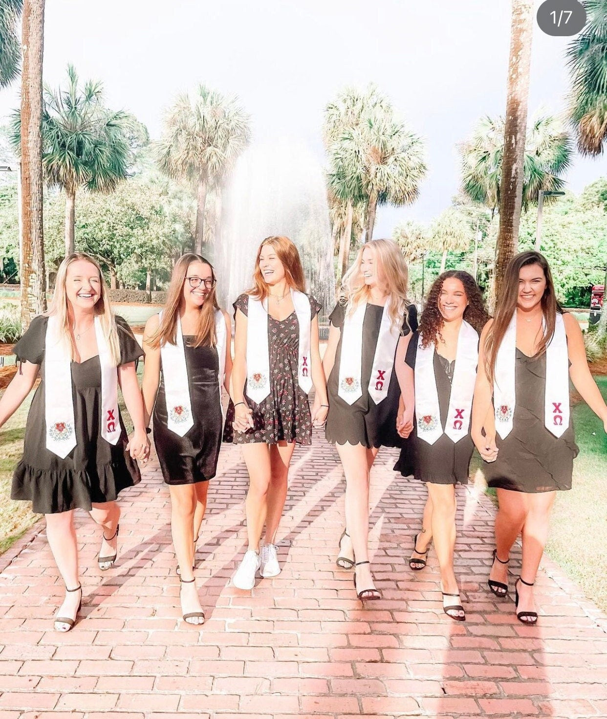 Chi Omega Graduation Stole