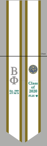 Beta Phi Graduation Stoles