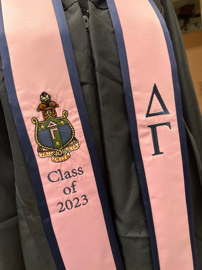 Delta Gamma Graduation Stoles