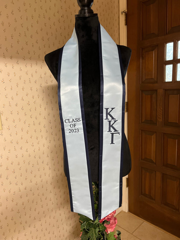 Kappa Kappa Gamma graduation stoles