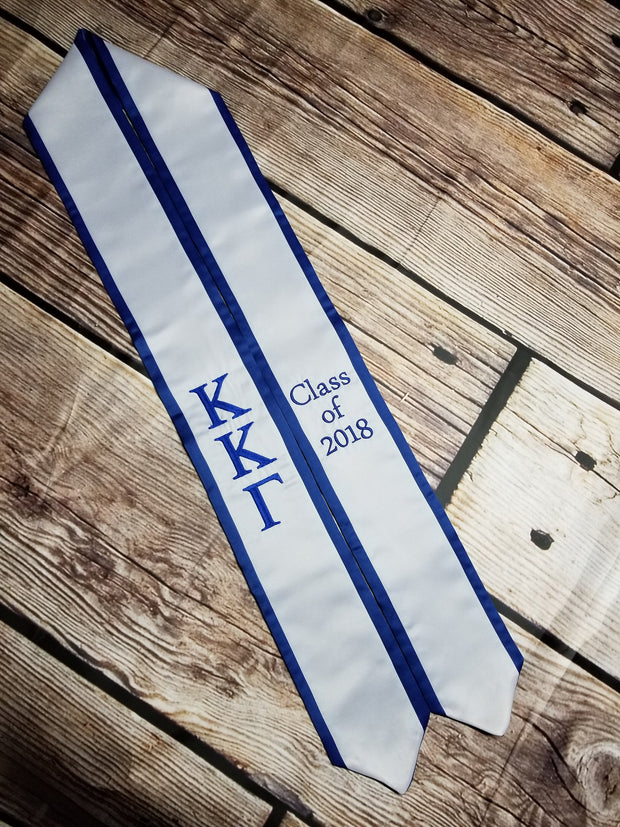 Kappa Kappa Gamma graduation stoles