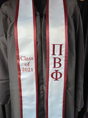 Pi Beta Phi Graduation Stoles