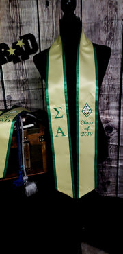 Sigma Alpha Graduation Stoles
