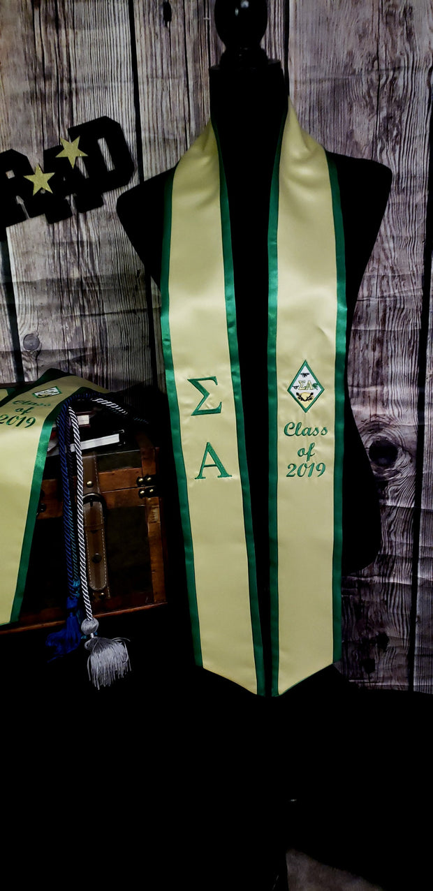 Sigma Alpha Graduation Stoles