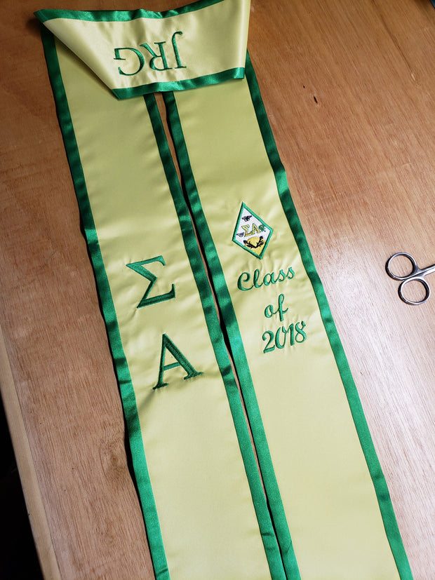 Sigma Alpha Graduation Stoles
