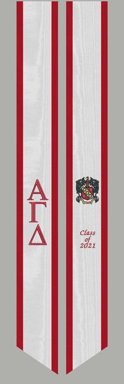 Alpha Gamma Delta Graduation Stole