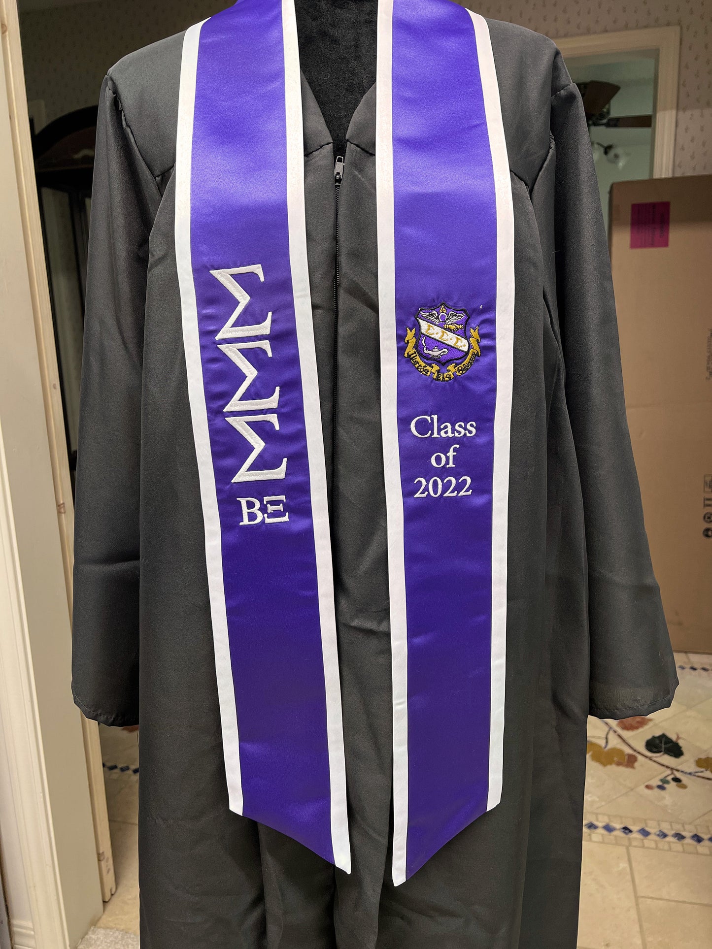 Sigma Sigma Sigma Graduation Stole
