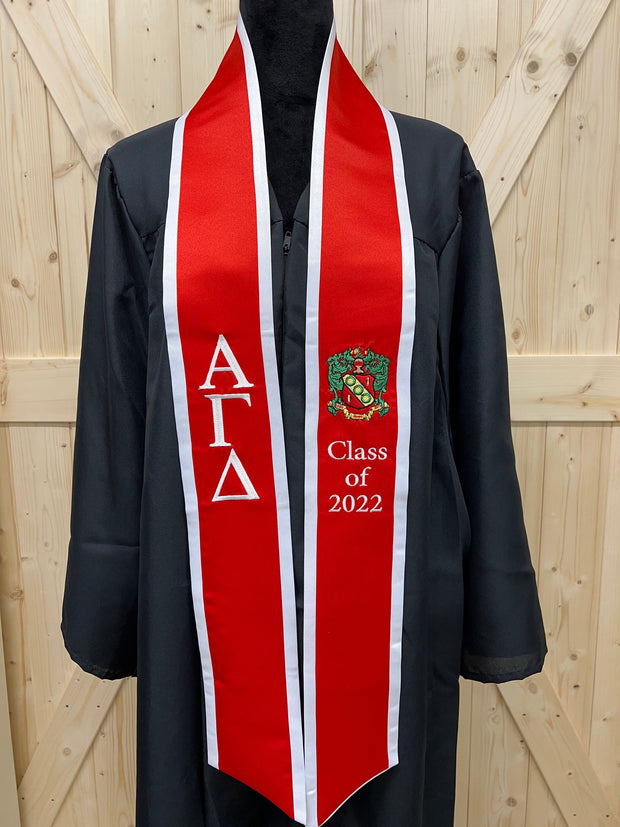 Alpha Gamma Delta Graduation Stole