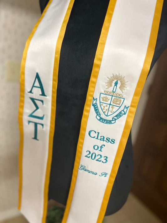 Alpha Sigma Tau Graduation Stoles