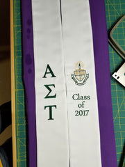 Alpha Sigma Tau Stoles Graduation