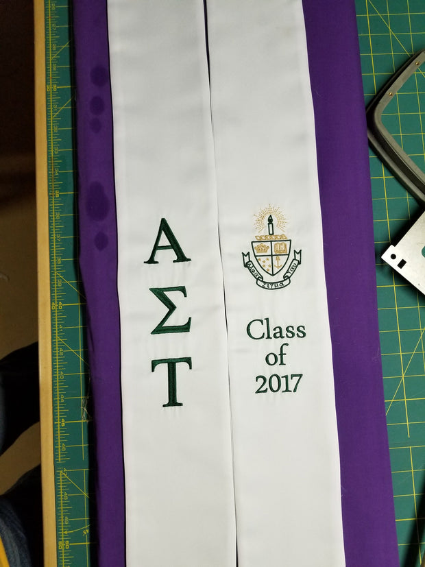 Alpha Sigma Tau Stoles Graduation