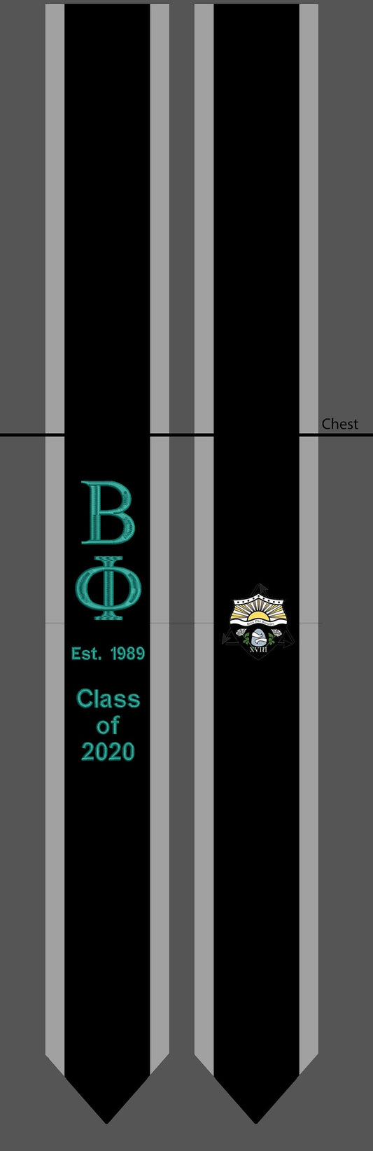 Beta Phi Graduation Stoles