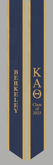 Kappa Alpha Theta graduation stole