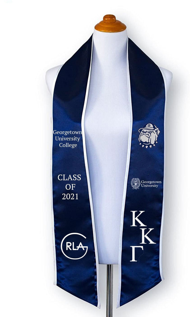 Kappa Kappa Gamma graduation stoles