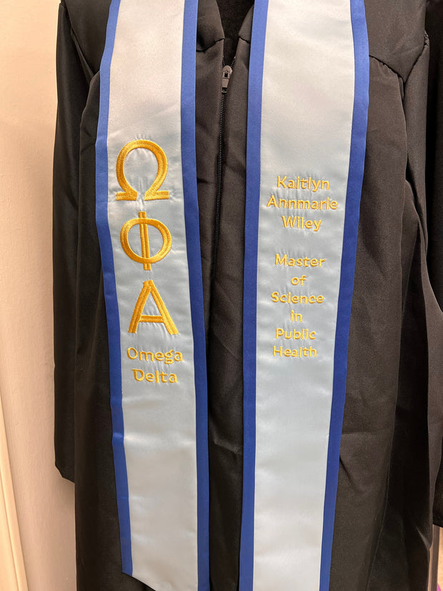 Omega Phi Alpha Graduation Stoles