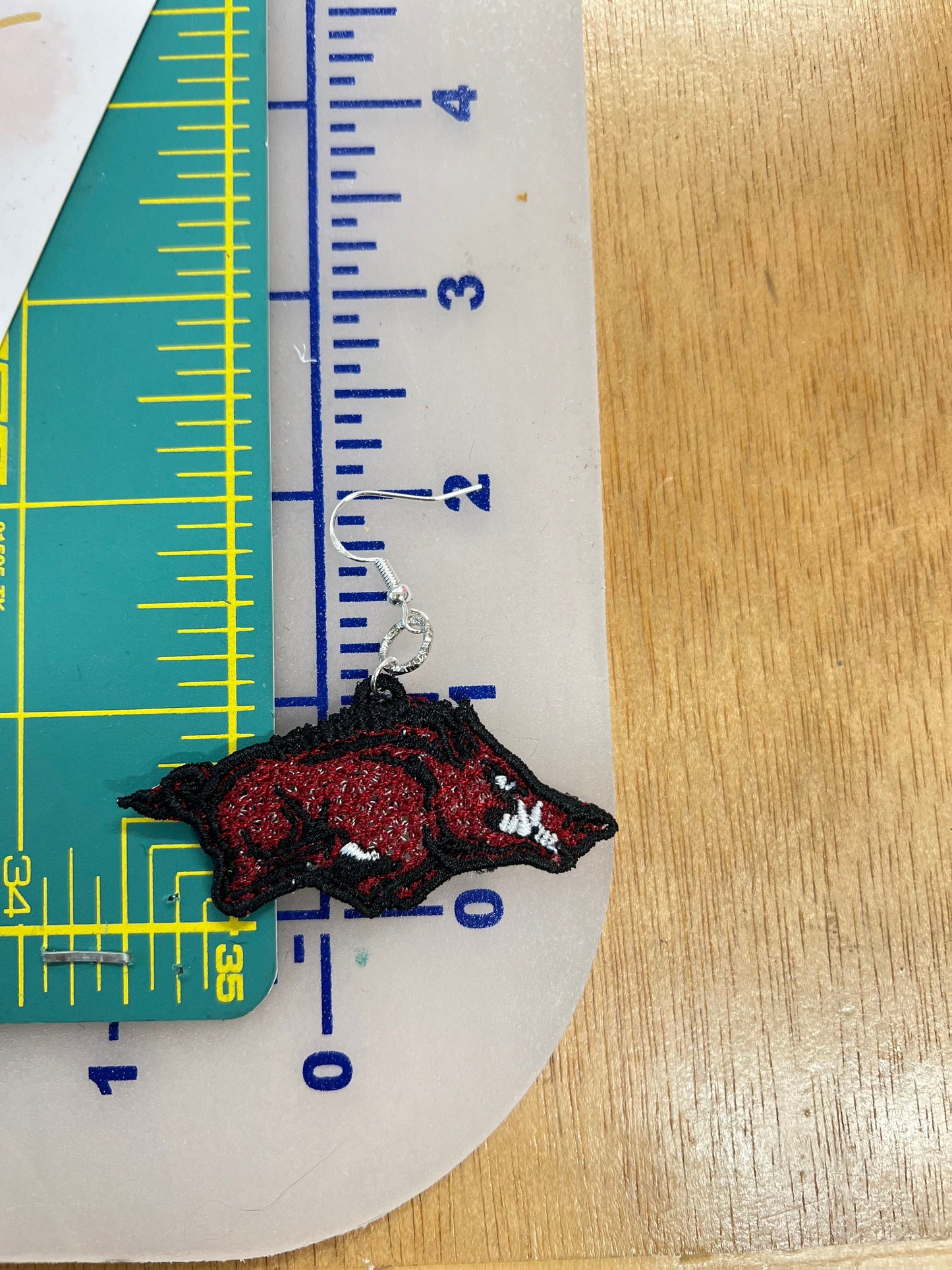 Arkansas Razorback Earrings