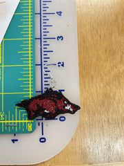 Arkansas Razorback Earrings