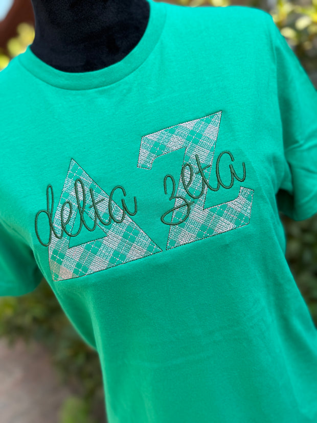 Greek Gingham T-Shirts