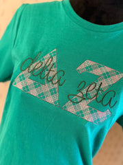 Greek Gingham T-Shirts